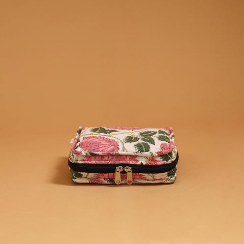 Handmade 4 pockets quilted jewellery bag 10 - handcrafted