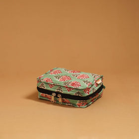 Handmade 4 pockets quilted jewellery bag 12 - handcrafted