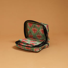 Handmade 4 pockets quilted jewellery bag 12 - handcrafted