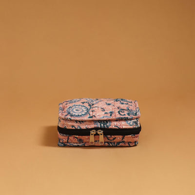 Handmade 4 pockets quilted jewellery bag 13 - handcrafted