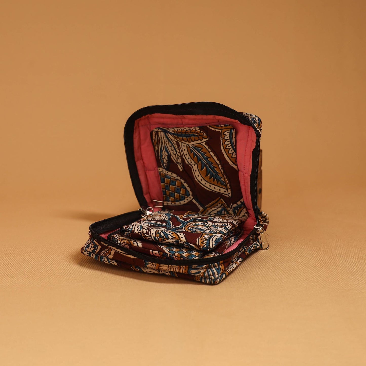 Handmade 4 pockets quilted jewellery bag 21 - handcrafted