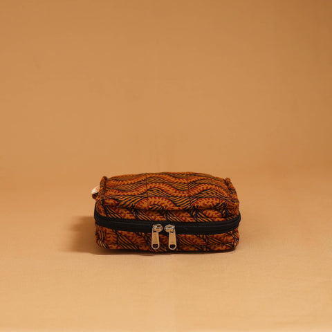 Handmade 4 pockets quilted jewellery bag 27 - handcrafted