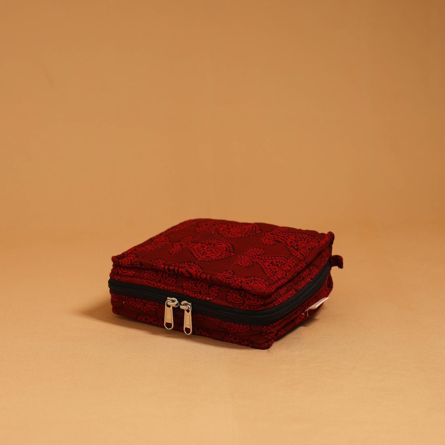 Handmade 4 pockets quilted jewellery bag 28 - handcrafted