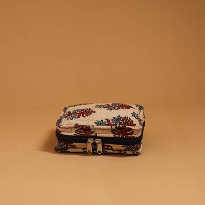 Handmade 4 pockets quilted jewellery bag 33 - handcrafted