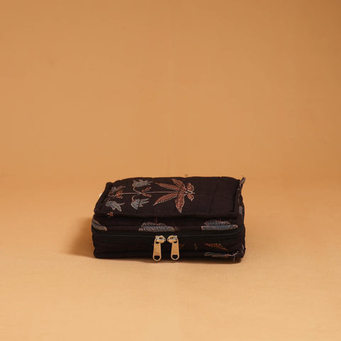 Handmade 4 pockets quilted jewellery bag 34 - handcrafted