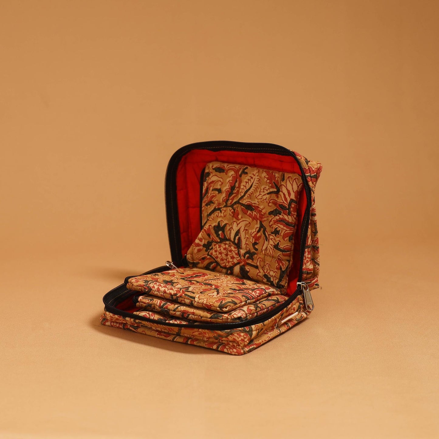 Handmade 4 pockets quilted jewellery bag 40 - handcrafted