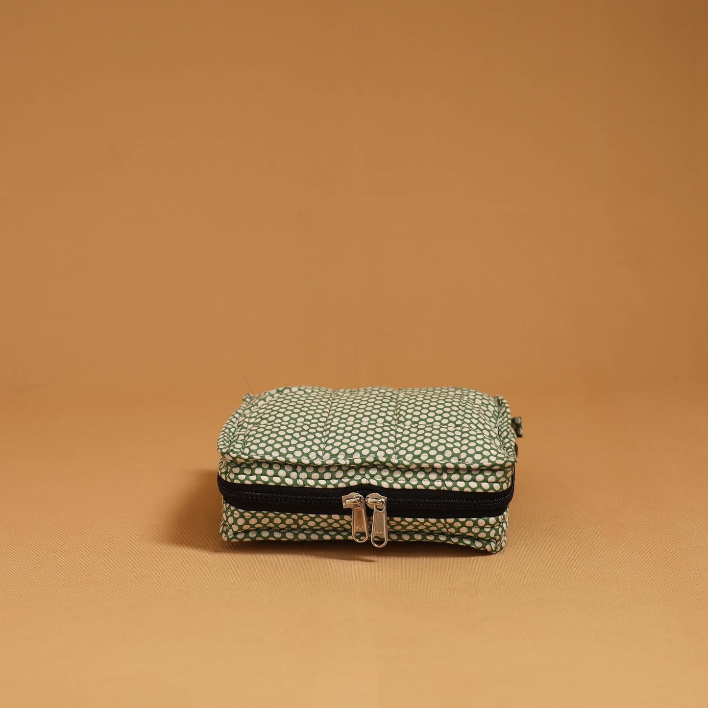 Handmade 4 pockets quilted jewellery bag 42 - handcrafted