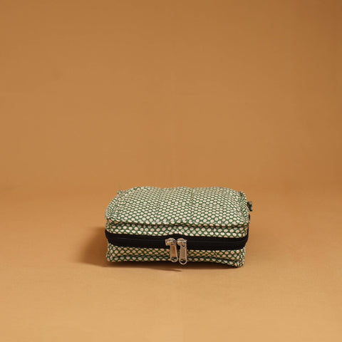 Handmade 4 pockets quilted jewellery bag 42 - handcrafted