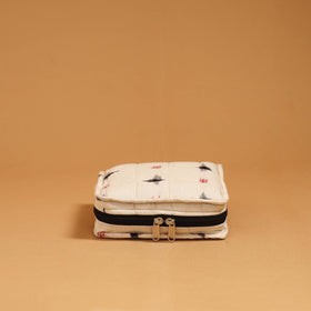 Handmade 4 pockets quilted jewellery bag 47 - handcrafted