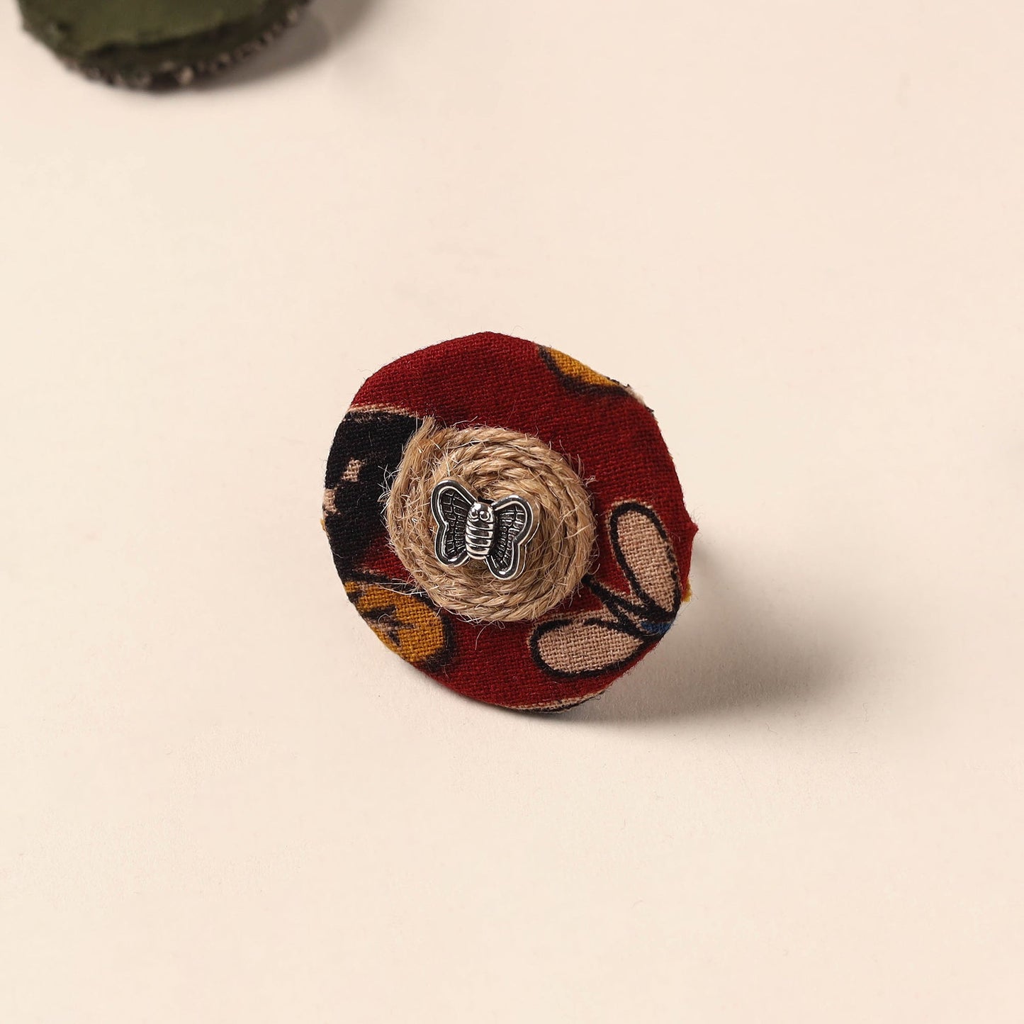 Handmade Artistic Fabart Ring