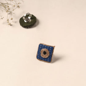 Handmade artistic fabart ring 06 - handcrafted