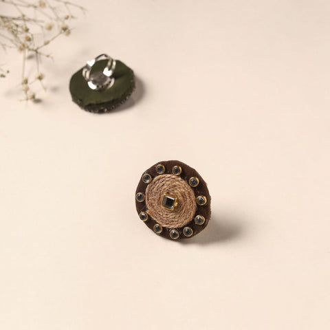 Handmade Artistic Fabart Ring