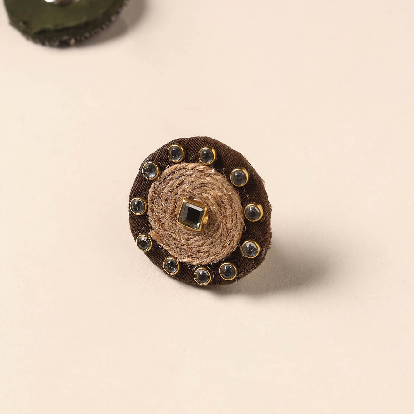 Handmade Artistic Fabart Ring