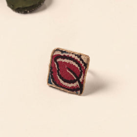 Handmade artistic fabart ring 10 - handcrafted