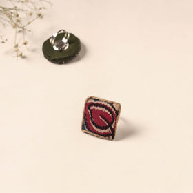 Handmade artistic fabart ring 10 - handcrafted