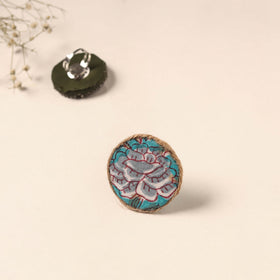 Handmade artistic fabart ring 12 - handcrafted