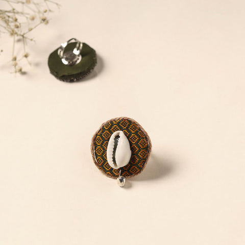 Handmade artistic fabart ring 18 - handcrafted