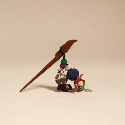 Handmade artistic wooden juda stick 100 - handcrafted