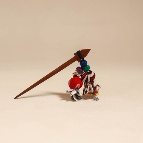 Handmade artistic wooden juda stick 108 - handcrafted