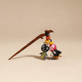 Handmade artistic wooden juda stick 120 - handcrafted