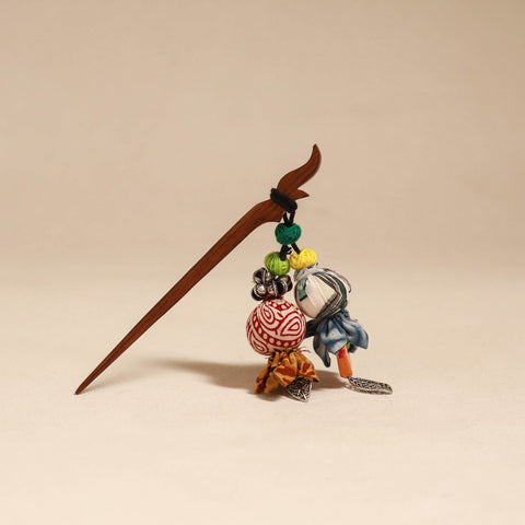 Handmade artistic wooden juda stick 121 - handcrafted