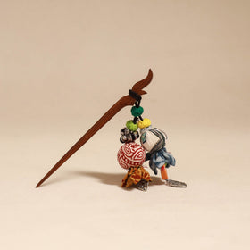 Handmade artistic wooden juda stick 121 - handcrafted