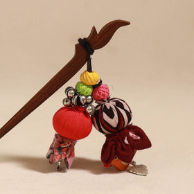 Handmade artistic wooden juda stick 124 - handcrafted