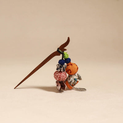 Handmade artistic wooden juda stick 125 - handcrafted