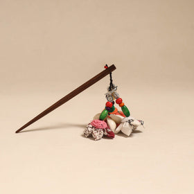 Handmade artistic wooden juda stick 35 - handcrafted