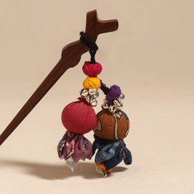 Handmade artistic wooden juda stick 80 - handcrafted