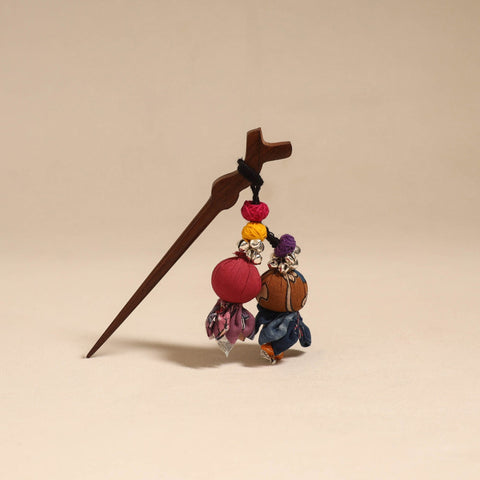 Handmade artistic wooden juda stick 80 - handcrafted