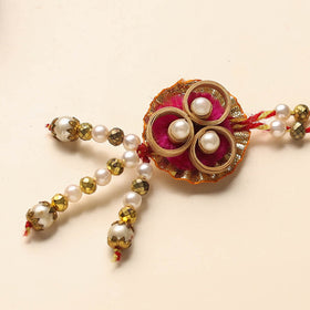 Handmade Bamboo Craft Beadwork Lumba Rakhi