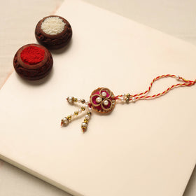 Handmade Bamboo Craft Beadwork Lumba Rakhi