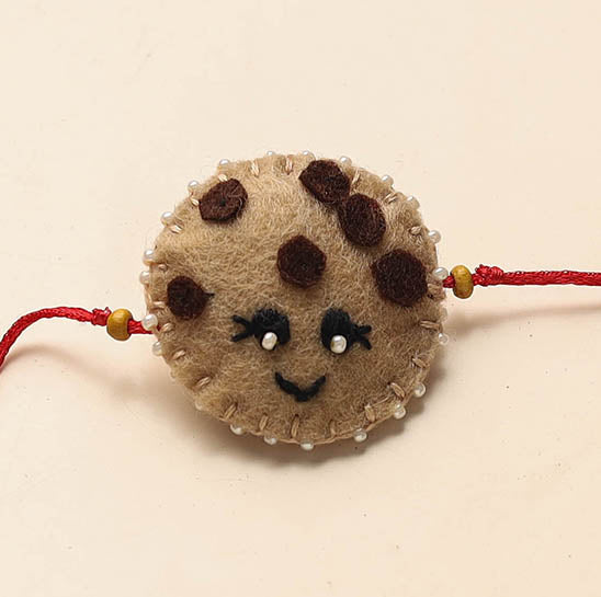 Handmade Bead & Felt Work Kids Rakhi
