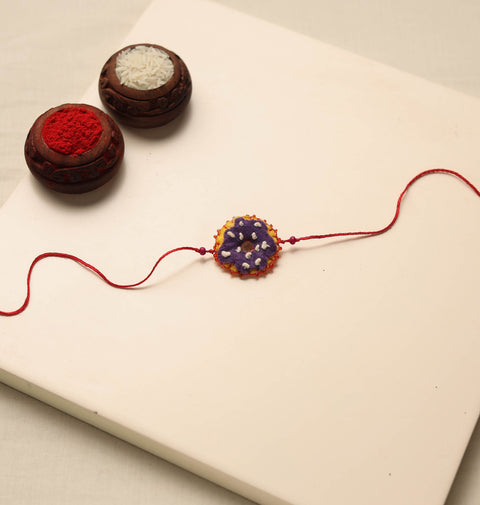 Handmade Bead & Felt Work Kids Rakhi