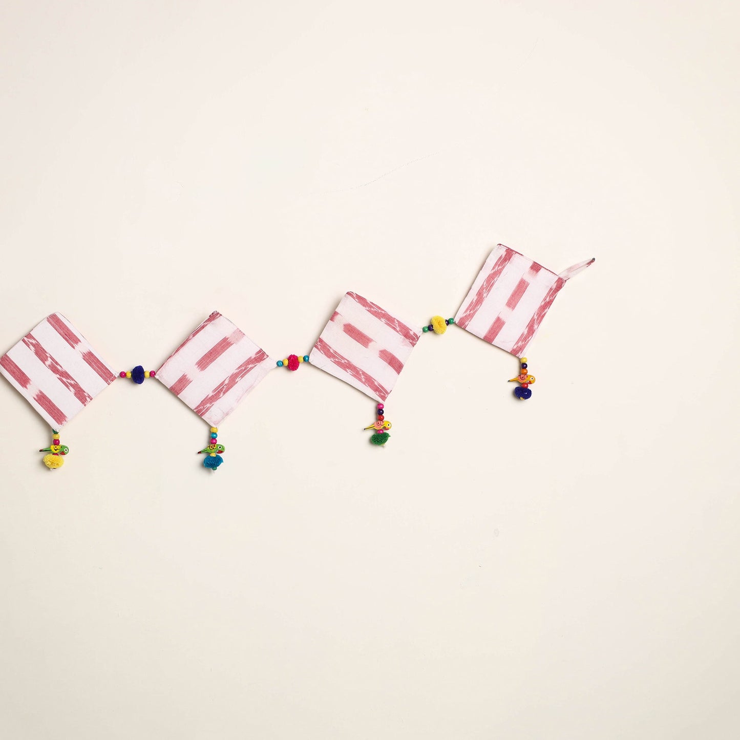 Handmade Bead Work Fabric Toran for Home Decor