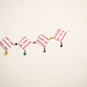 Handmade Bead Work Fabric Toran for Home Decor