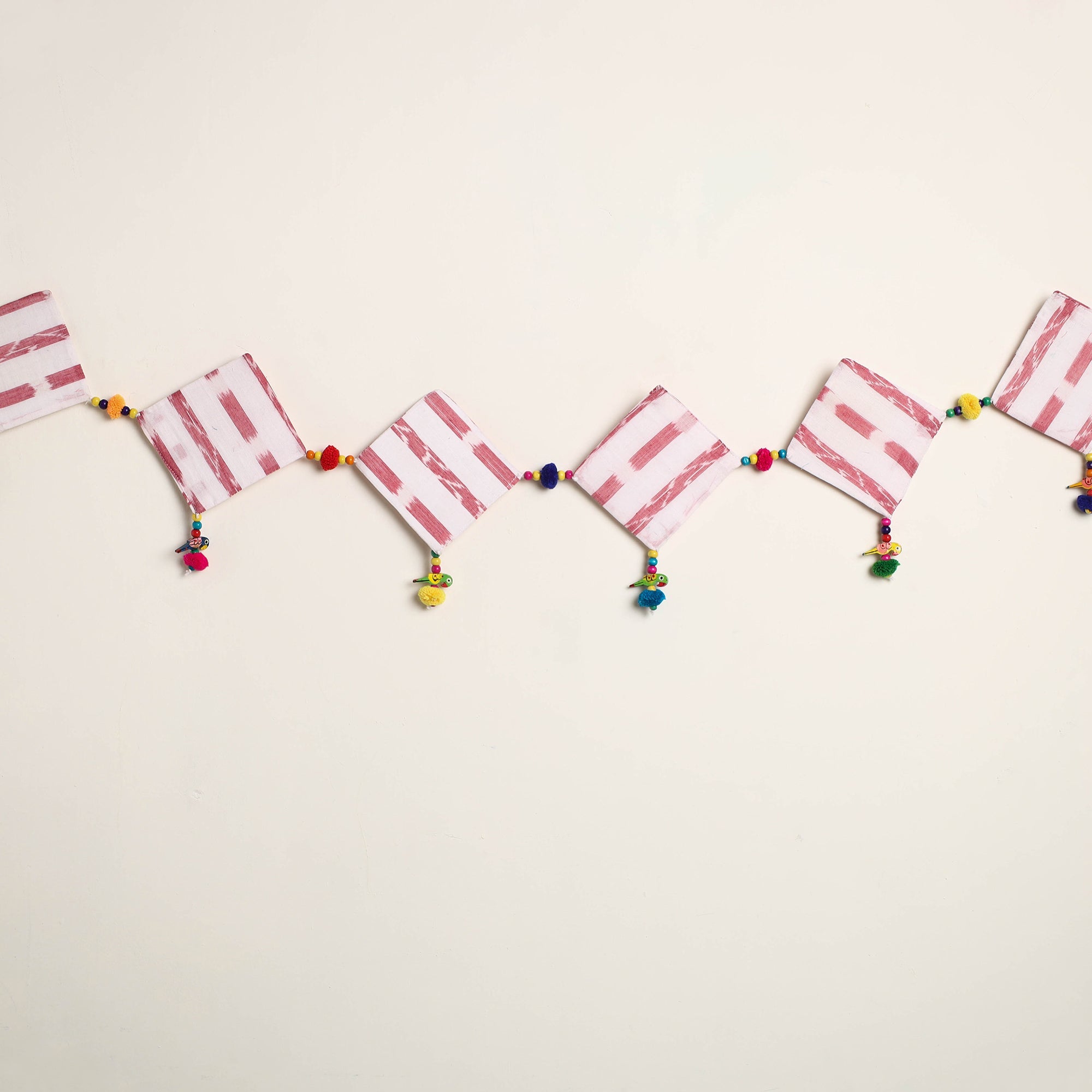 Handmade Bead Work Fabric Toran for Home Decor