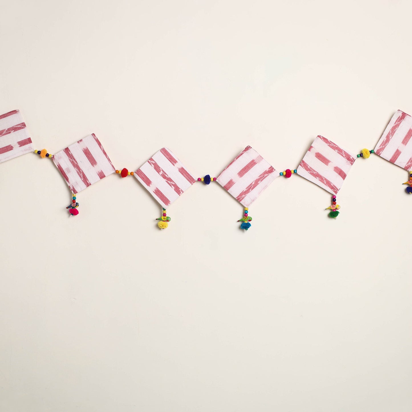 Handmade Bead Work Fabric Toran for Home Decor