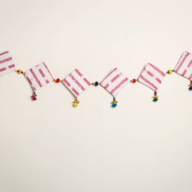 Handmade Bead Work Fabric Toran for Home Decor