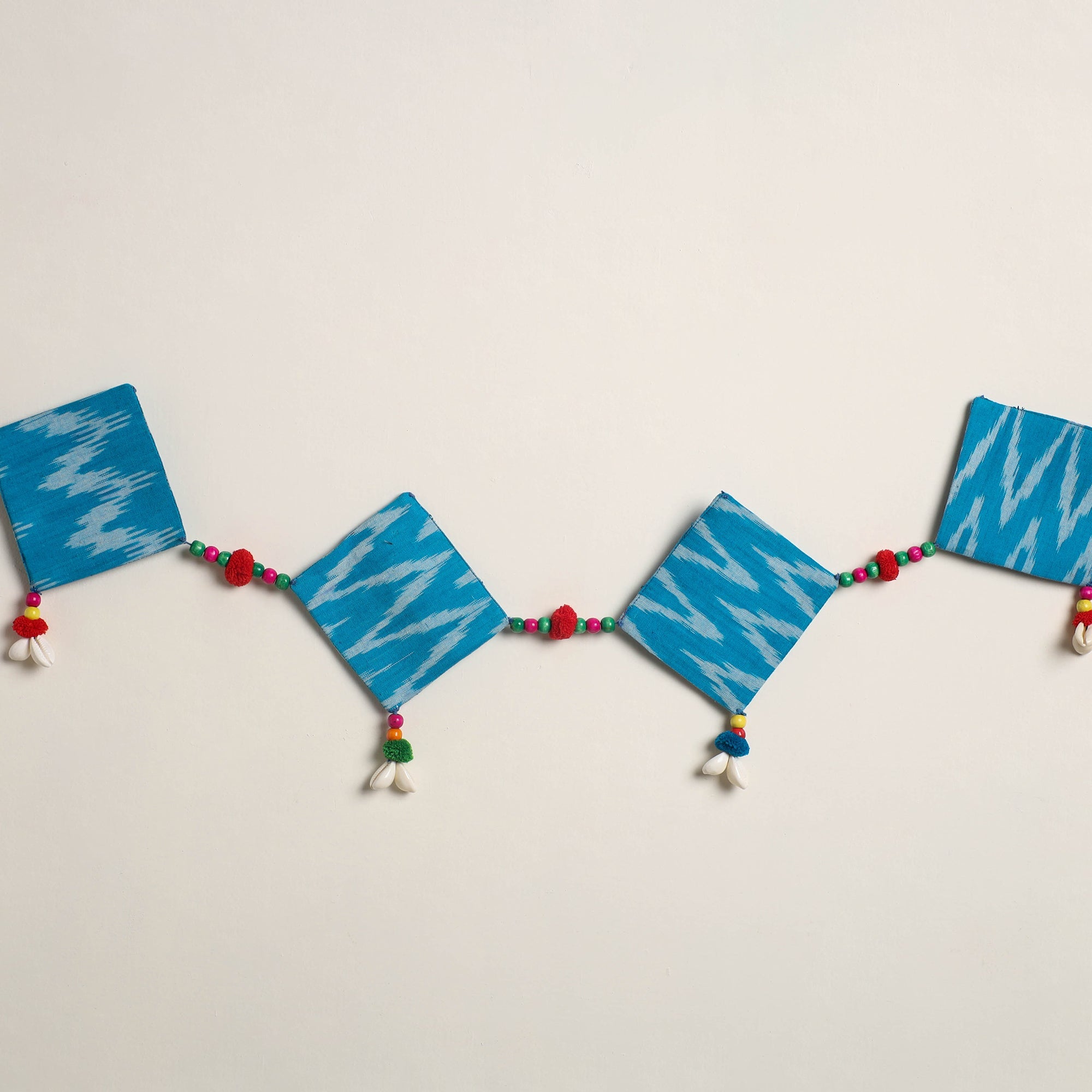 Handmade Bead Work Fabric Toran for Home Decor