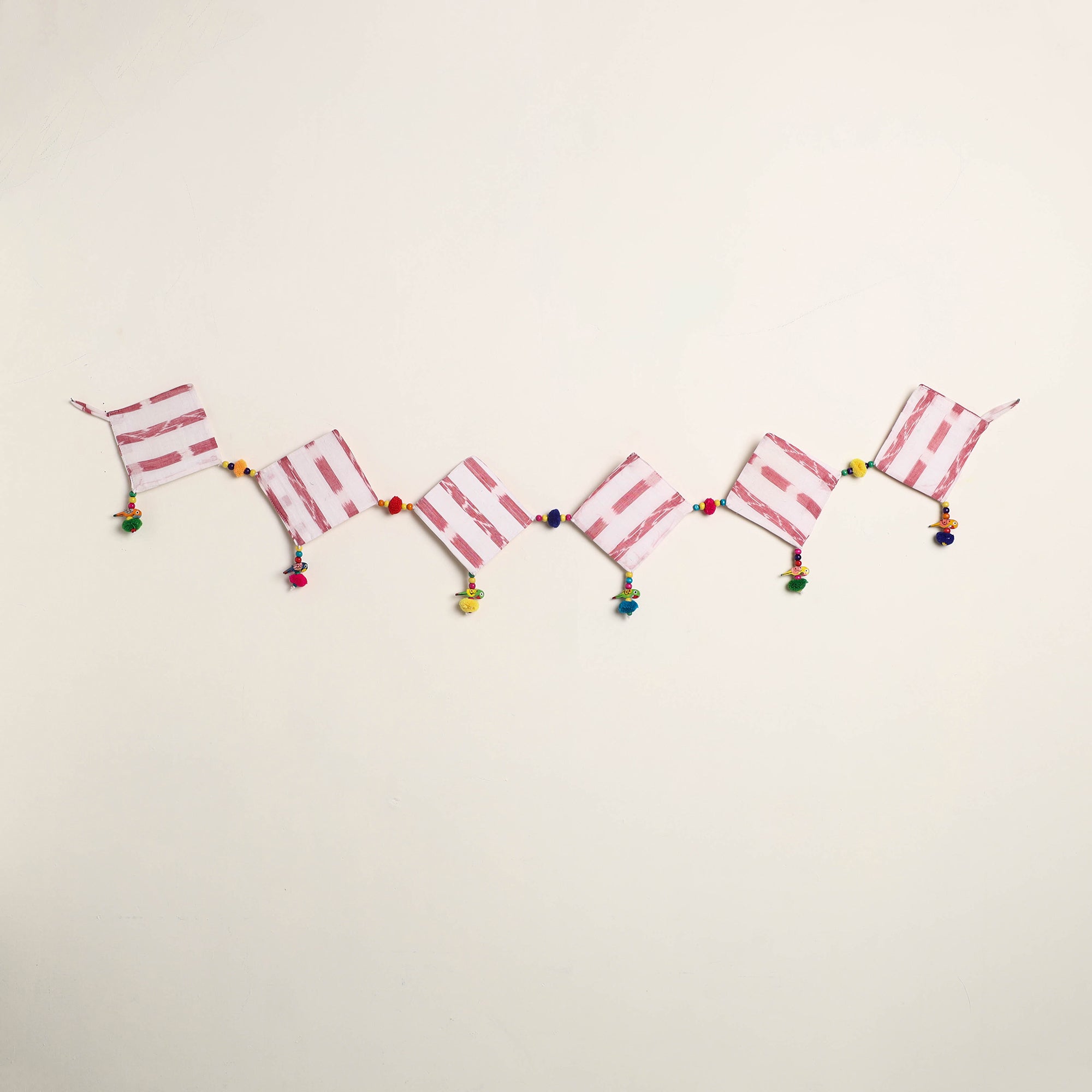 Handmade Bead Work Fabric Toran for Home Decor