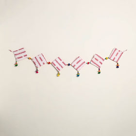 Handmade Bead Work Fabric Toran for Home Decor