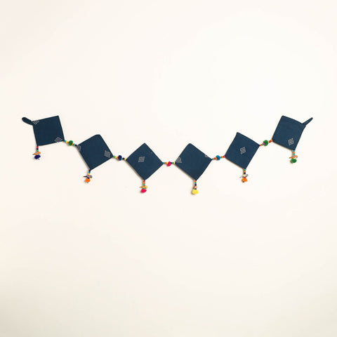 Handmade Bead Work Fabric Toran for Home Decor