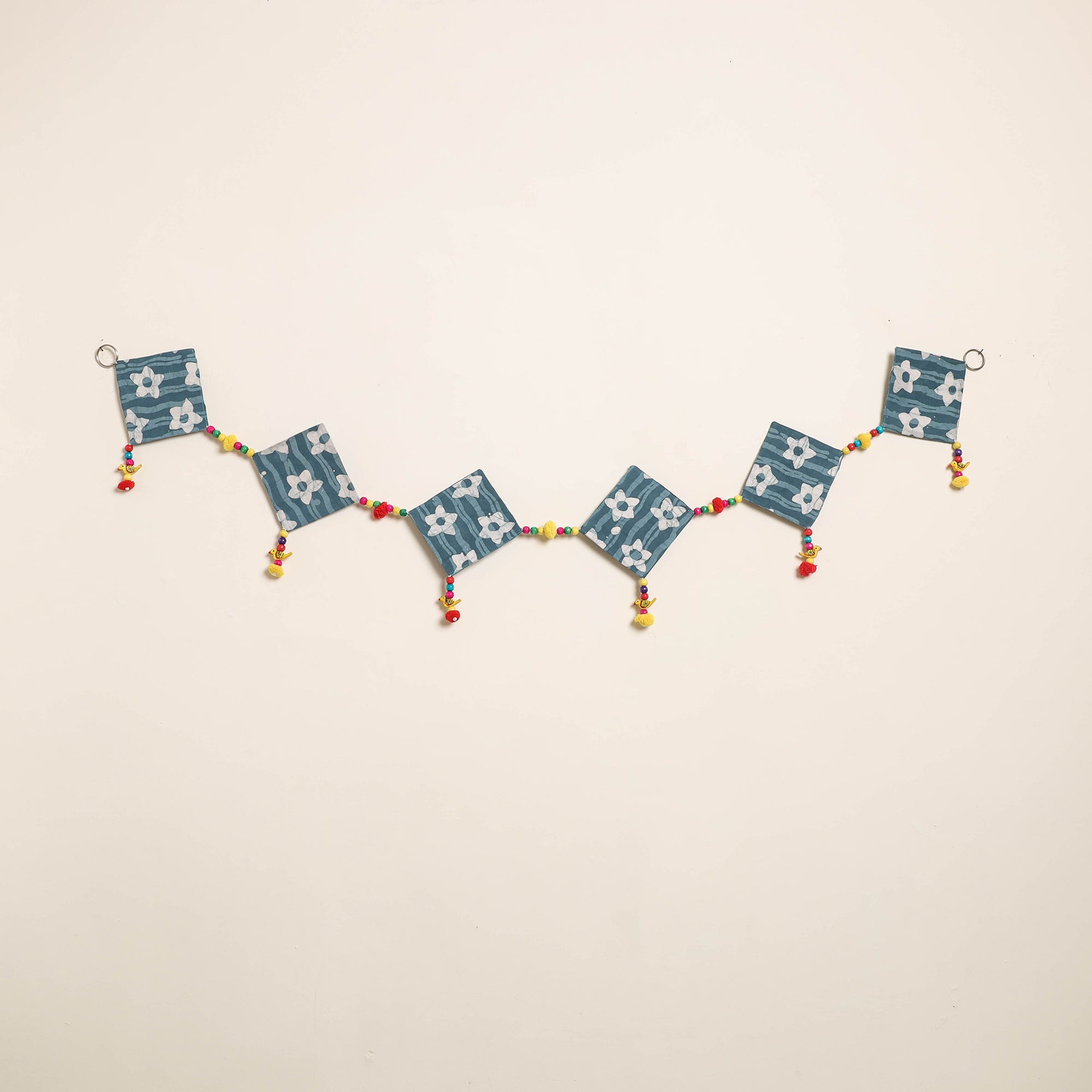 Handmade Bead Work Fabric Toran for Home Decor