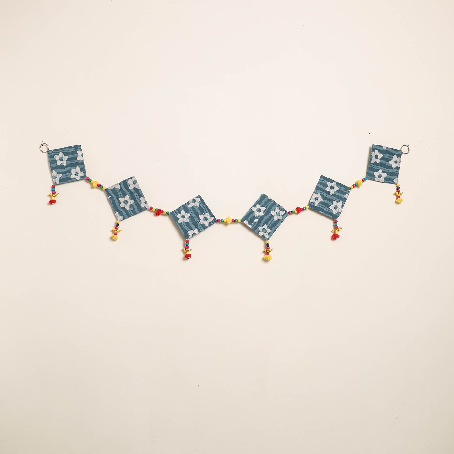 Handmade Bead Work Fabric Toran for Home Decor