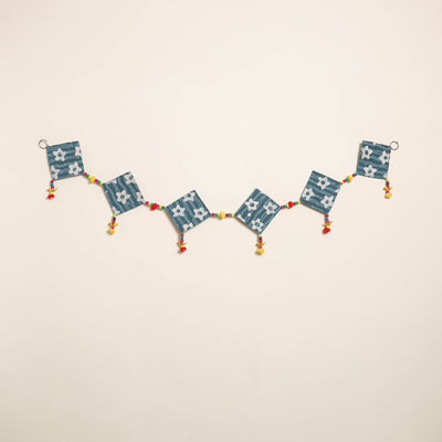 Handmade Bead Work Fabric Toran for Home Decor