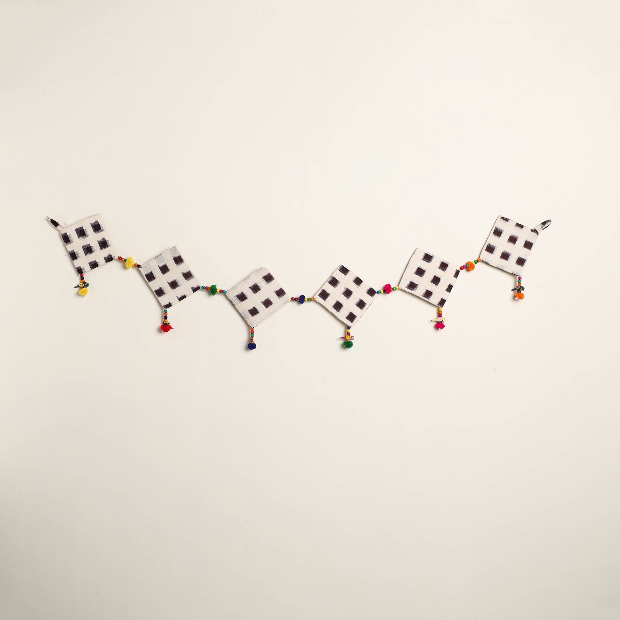 Handmade Bead Work Fabric Toran for Home Decor