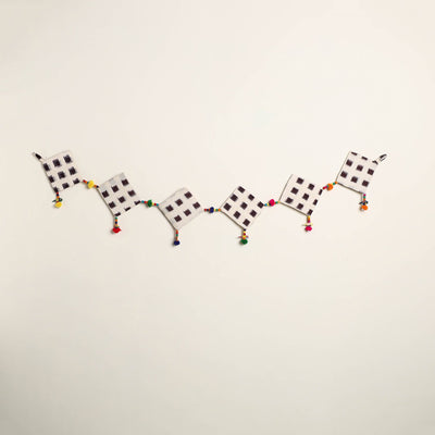 Handmade Bead Work Fabric Toran for Home Decor