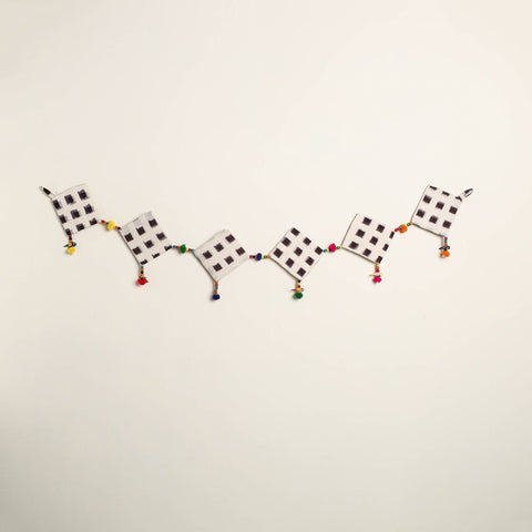 Handmade Bead Work Fabric Toran for Home Decor